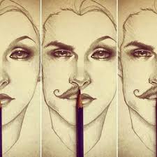 How To Draw The Differences Between Male And Female Faces Art Tutorials Art Drawings