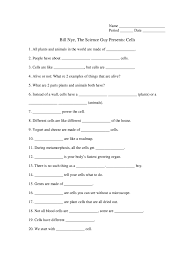 With worksheets(sheet1).cells.font.name = arial.size = 8endwith. Bill Nye Cells Worksheet Fill Online Printable Fillable Blank Pdffiller