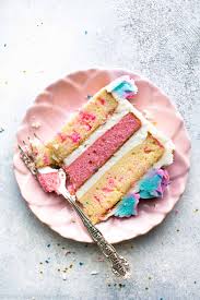 Fancy decorated gender reveal cakes. Gender Reveal Cake Sally S Baking Addiction