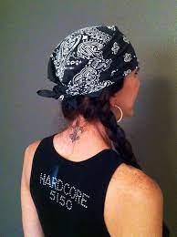 Motorcycle Hairstyles Bandana Hairstyles Biker Chic