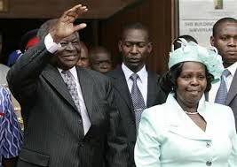 The woman who was being touted as president kibaki's other wife, and a part of his second family, is mary wambui, who, in a strange twist of fate, became the mp for othaya, the seat kibaki had held. Kenya S First Lady Seen Slapping Government Official Reuters