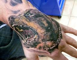 This dog is a symbol of independence. Angry Rottweiler By Jeremy Cook Tattoonow