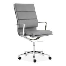 Hohe Rucken Polster Exekutiv Burostuhl Grau Office Chair Style Office Contemporary Home Offices