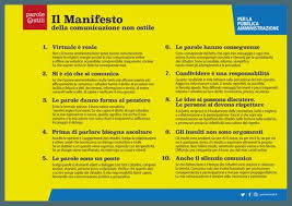 Appunti tesine e versioni per licei e medie superi. Parole O Stili Quando Le Parole Sono Ponti Non Muri Manifesto