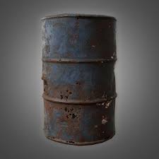 Old Oil Barrel 3d X 3d Model Oil Barrel Robot Sculpture Barrel