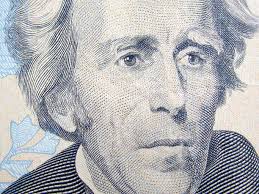 20 Andrew Jackson Close Up Stock Photo