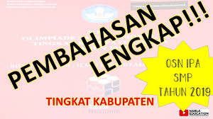 Maybe you would like to learn more about one of these? Pembahasan Osn Ipa 2019 Tingkat Kabupaten Kota Bagian Fisika Lengkap Youtube
