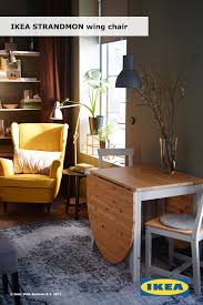 The Perfect Place For Dad To Kick Back And Relax On Father S Day Is In The Ikea Strandmon Wing Chair We First Dining Room Small Small Dining Table Home Decor