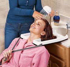 shampoo hair washing salon sink tray