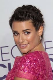 Lea Michele's pink and braids at the 39th Annual People's Choice  Awards|Lainey Gossip Lifestyle