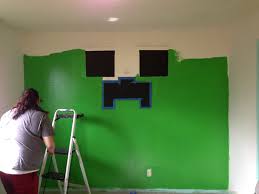 Main Wall With Creeper Face Creepers Fun Wall