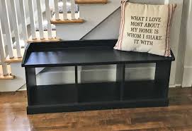 Efficiency is what it is all about, especially when it is cold outside. Entryway Bench And Storage Shelf With Hooks Ana White