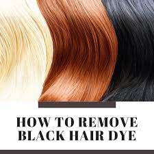 How To Remove Black Hair Dye Bellatory