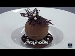 Le Trois Chocolats Avec Croustillant Praline Cerfdellier Le Blog Chocolat Recette Dessert Individuel