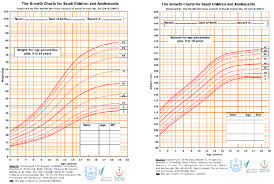 Growth Chart Showing The Height 100 Cm And Weight 10 Kg