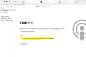 How Can I Prevent Itunes From Automatically Downloading Podcasts Ask Different