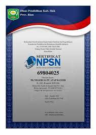 We did not find results for: Seputar Dapodik Tk Paud Kabupaten Siak Contoh Sertifikat Npsn