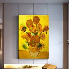 Check spelling or type a new query. World Painting Van Gogh Sunflower Poster Abstract Canvas Art Print Flower Wall Pictures For Living Room Kitchen Bedroom Wall Art Painting Calligraphy Aliexpress