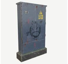 Free 3d Street Electrical Switchboard Box C4d Download Electric Box Electricity Bottle Opener Wall