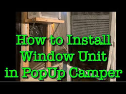 Huge sale on pop up camper air conditioner now on. Installing A Window Unit In A Popup Camper Youtube