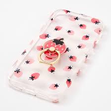 Level up to s3 and explore more rewards. Strawberry Ring Holder Protective Phone Case Fits Iphone Xr Claire S