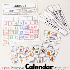 Cute Free Printable Calendar For Home Of School With Kids Classroom Calendar Kids Calendar Free Printable Calendar
