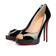 Christian louboutin eugenie 120mm pumps blue. New Very Prive 120 120 Black Patent Shoes Christian Louboutin