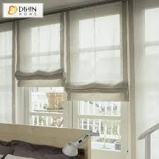 Accentuate the rooms in your home with curtains, which come in a variety of colors, styles, and lengths. Roman Shades Window Blind Fabric Curtain Drape Blackout Curtains Dihinhome Home Textile