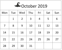 Free Printable October 2019 Calendar Large Print Sheet Printable Calendar Printable Calendar Template Calendar Template