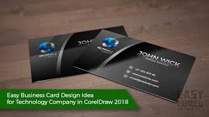 From traditional to trendy, zazzle has the best business cards that you need. Business Card Design Idea For Hi Tech Company In Coreldraw Youtube