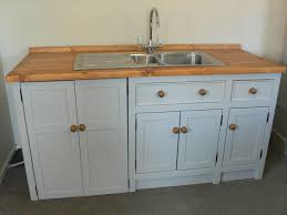 In addition, they're not required to be attached to the back wall during installation. A Practical And Great Looking Freestanding Sink Unit For A Utility Room Painted Freestanding Kitchen Free Standing Kitchen Units Free Standing Kitchen Cabinets