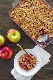 Apple Raspberry Crisp La Fuji Mama Recipe Raspberry Crisp Apple Recipes Healthy Apple Crisp Recipes