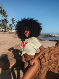 Follow Pindiscovery For More Pins Natural Hair Styles Black Girl Beach Big Afro