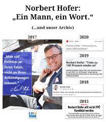 My journey as head of the. Fpo Fails Norbert Hofer Will Nun Doch Nicht Mehr Zur Facebook