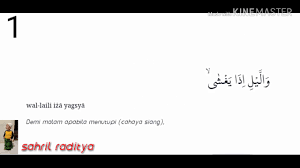 Usaha manusia itu berlainan, karena itu balasannya berlainan pula; Surat Al Lail Allail Terjemahan Arab Latin Dan Artinya Youtube