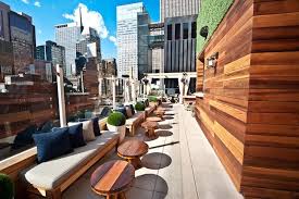 Terraza Hotel Sanctuary Con La Vista De Manhattan Haven Rooftop Nyc