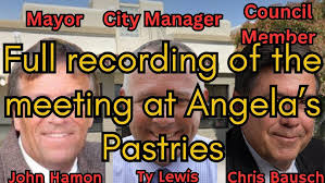 Full audio recording of the Angela's Pastries meeting.