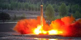 Resultado de imagem para Hwasong-12 ballistic rockets