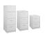 2 Drawer White Filing Cabinet