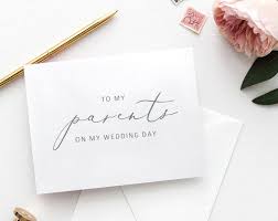 To My Parents On My Wedding Day Card Printable Wedding Card Template Printable Wedding Day Card Wedding Card Pdf Instant Download Mm08 1 Wedding Cards Wedding Card Templates Printable Wedding Invitations