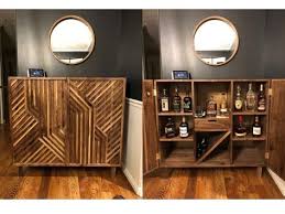 Trust us, it is not too good to be true! Walnut Whiskey Cabinet Build Pics In Comments Woodworking Whiskey Cabinet Cabinet Building Diy Home Bar