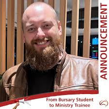 Announcement: After completing his theological studies with financial  assistance from BCA, Malachi Walker will commence as a BCA-supported  Minister in Training at Geraldton Cathedral, WA in 2025. Read the full  announcement on