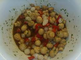 Rezept Champignonsalat Champignon Salat Schichtsalat Salat