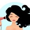 Gather the hair on top of your crown and secure it with a clip. 1