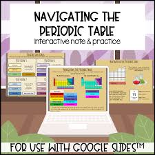 Navigating The Periodic Table For Use With Google Slides Distance Learning In 2020 Periodic Table Digital Task Cards Distance Learning