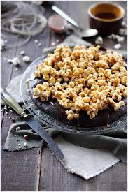 Gateau Brownie Aux Pop Corn Et Caramel Recette Recettes De Cuisine Gateau Brownie Alimentation