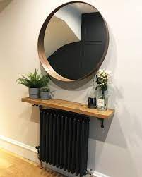 Fran Ems Auf Instagram Neue Shelfie Recycelte Eines Der Gerustbohle Regale Wir An Der Wand Hallway Decorating Narrow Hallway Decorating Hallway Designs