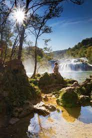 Pine Stone Borov Kamak Waterfall In Balkan Mountains Bulgaria Pine Stone Bo Ad Waterfall Balkan Mount Krka National Park Waterfall National Parks