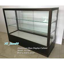 No limit on the channels of source and quantity of video wall display. Aluminium Glass Display Cabinet W48 X H36 X D16 Shopee Malaysia