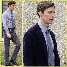 Matthew Mcconaughey True Detectives Set Break Matthew Mcconaughey True Detective Matthews